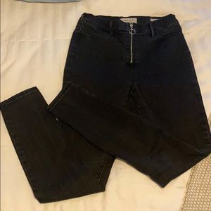 PacSun High Waisted Black Skinny Jeans